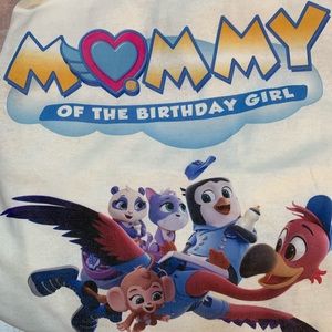 Mommy Daddy T.O.T.S Birthday Girl  T shirts